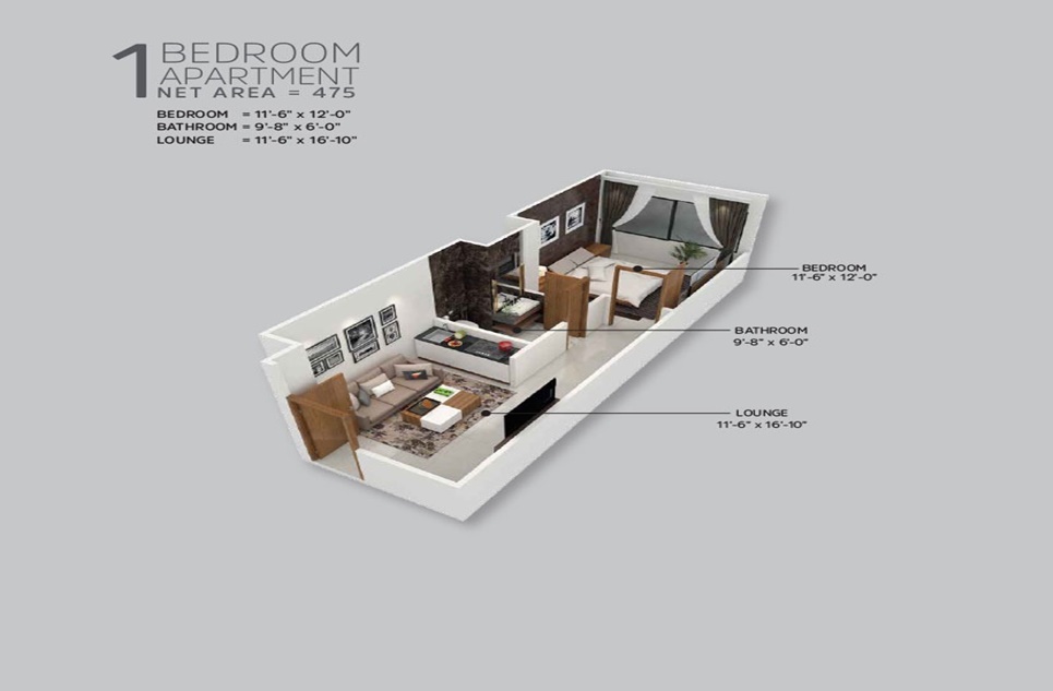 1 Bed Apartment for sale in Phase 4 Bahria Orchard Lahore