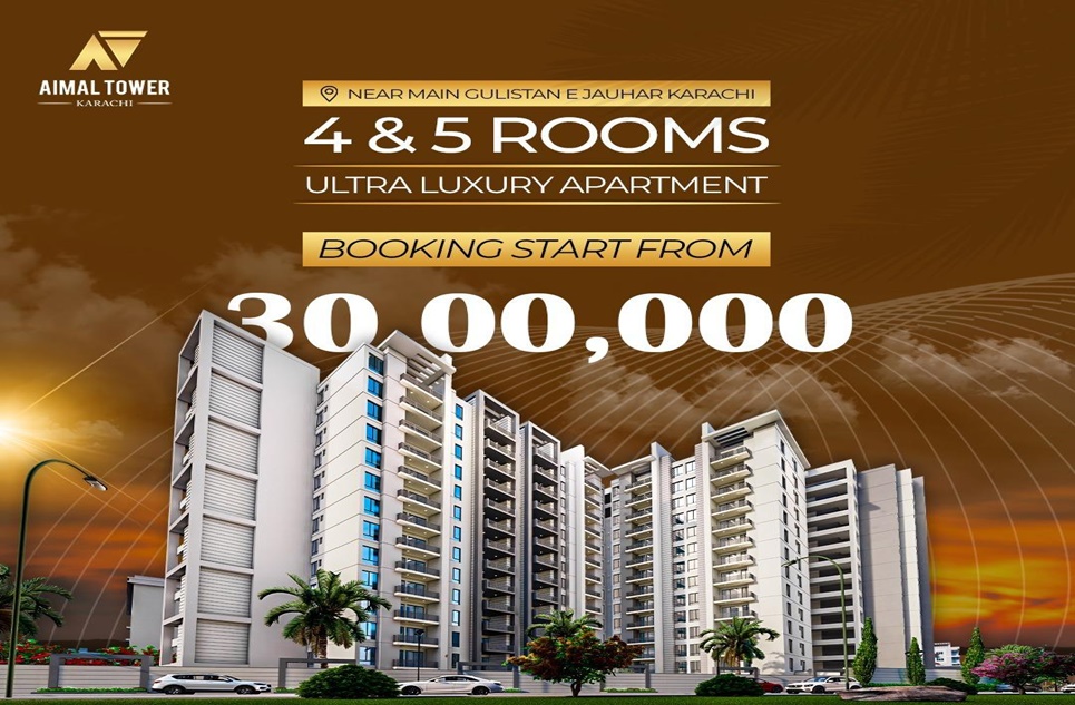 3 beds apartment for sale in Gulistan-e-Johar Karachi