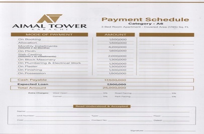 3 beds apartment for sale in, Gulistan-e-Johar Karachi