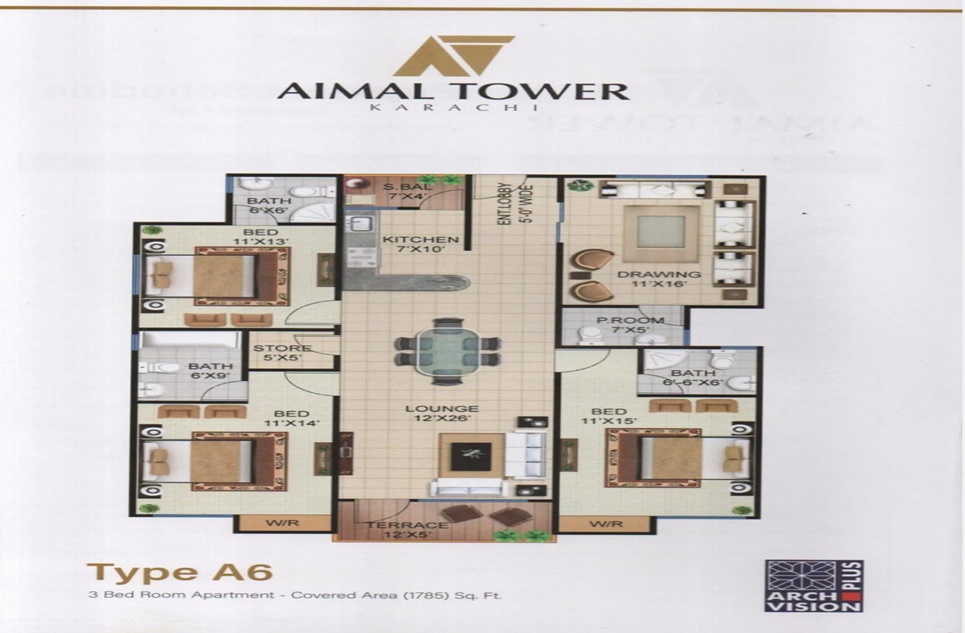 3 beds apartment for sale in, Gulistan-e-Johar Karachi