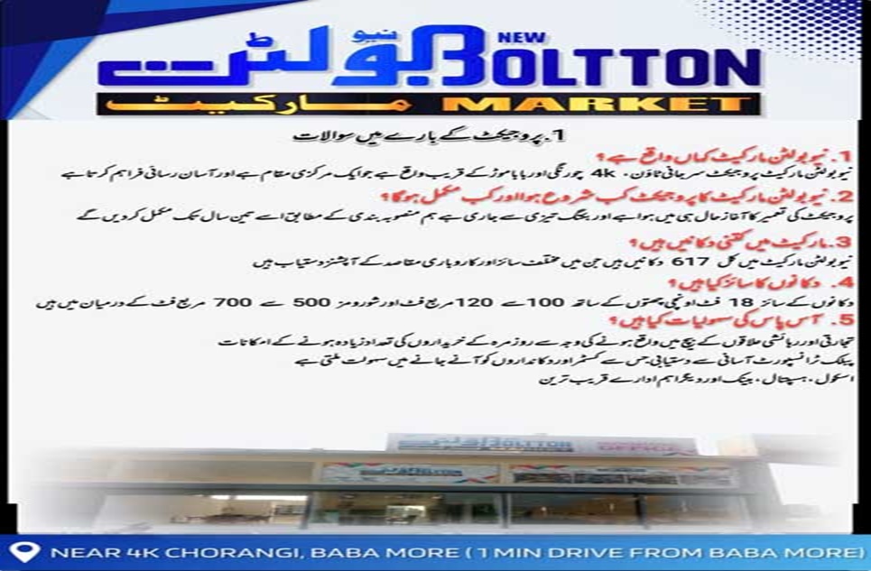 100 square feet shops for sale in Surjani Town Karachi