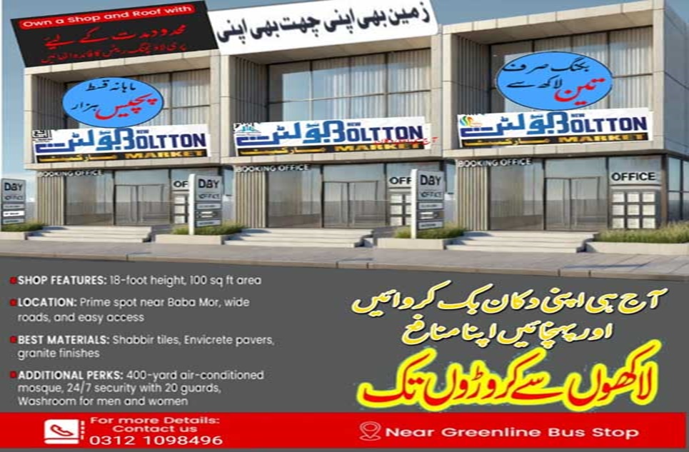 100 square feet shops for sale in Surjani Town Karachi