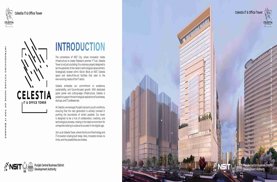 Office Space for Sale in Celestia - The Premier IT Tower, Nawaz Sharif IT City, Lahore