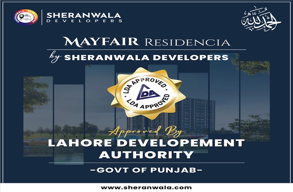3 Bed Apartment for Sale in Mayfair Residencia, Lahore