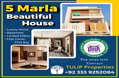 5 Marla House for Sale in Sector Prism, DHA, Peshawar