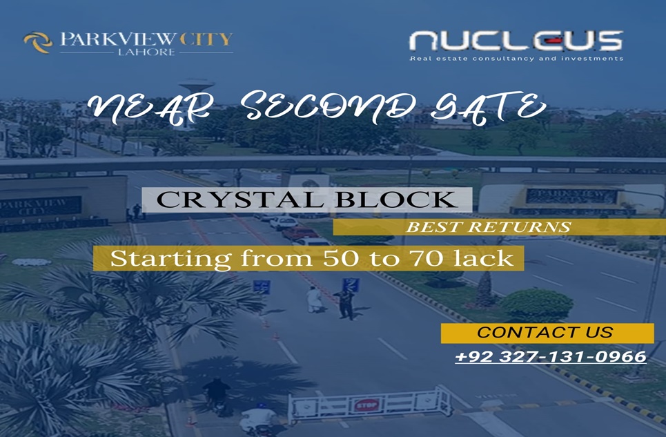 5 Marla Plot for Sale in Crystal Block, Park View City, Lahore