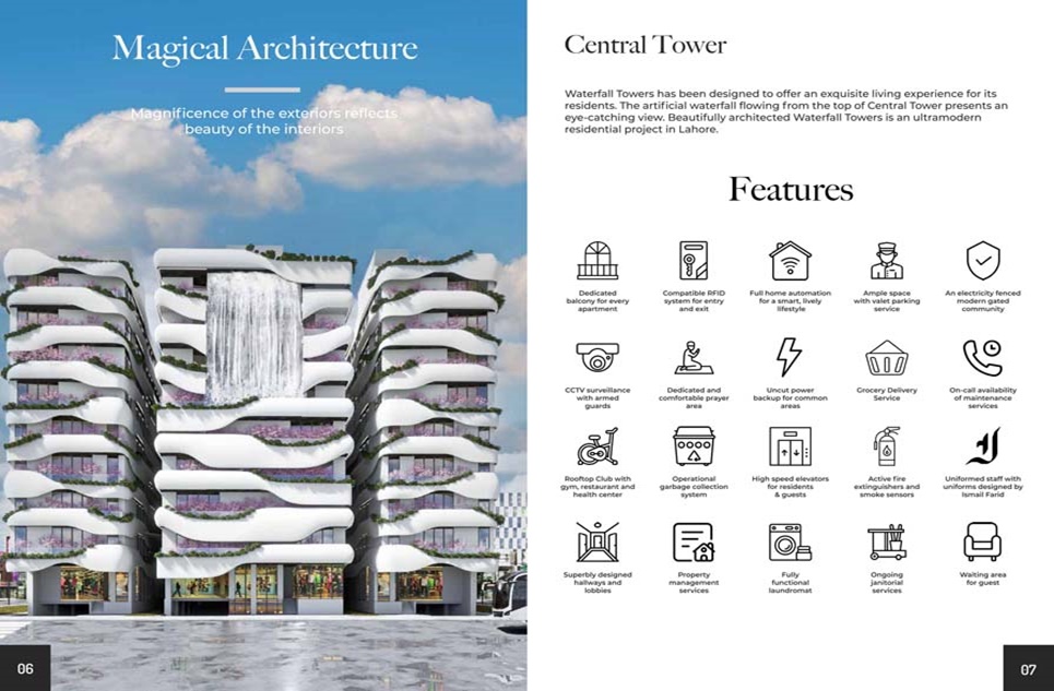 Two beds  apartment for sale in Beacon House Society Lahore