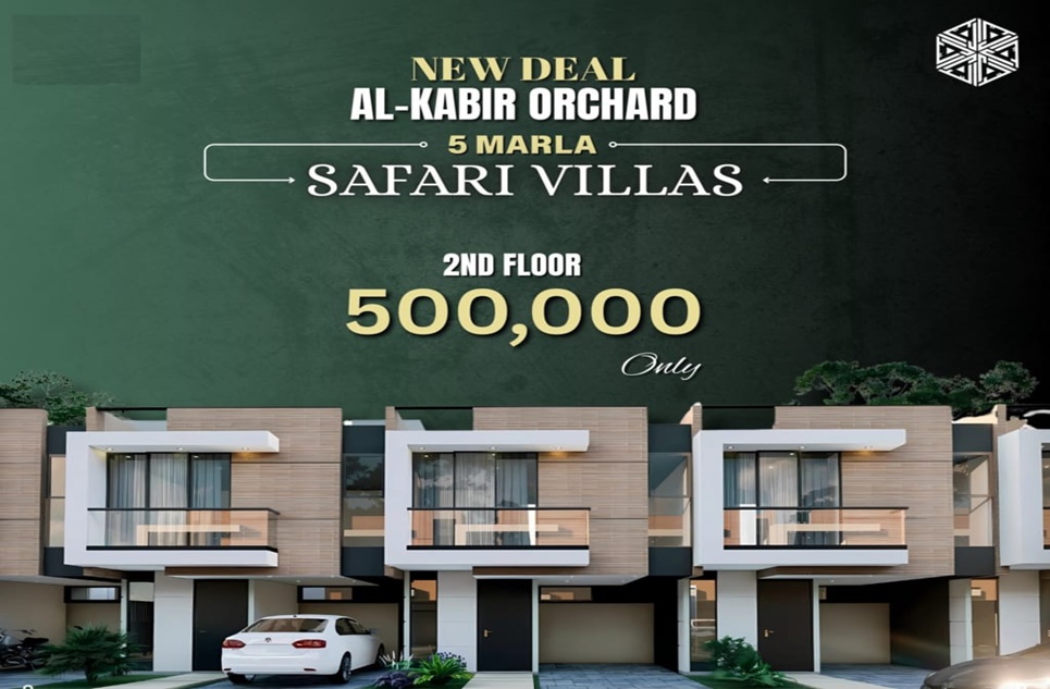 5 Marla Villa for Sale (Second Floor) in Safari Villas, Al Kabir Orchard, Lahore