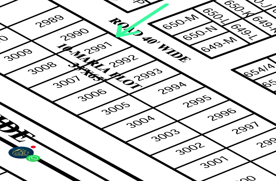 10 Marla Plot (Plot No 2991) for Sale in Park View City, Lahore
