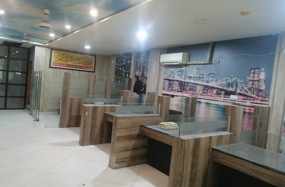 8 Marla First Floor Fully furnished office for Rent in Phase 3, DHA Lahore